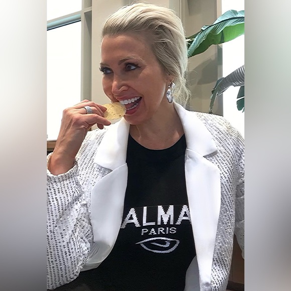 Silver Sequin Blazer - Picture 2 of 16